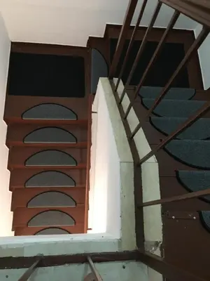a set of stairs leading up to the second floor at Villa Touristic Village Nr 7030 in Hurghada