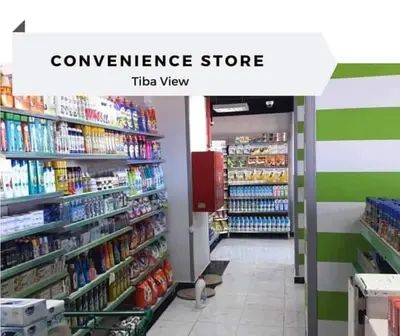 a convenience store aisle in a grocery store at منتجع طيبة فيو Tiba view in Hurghada