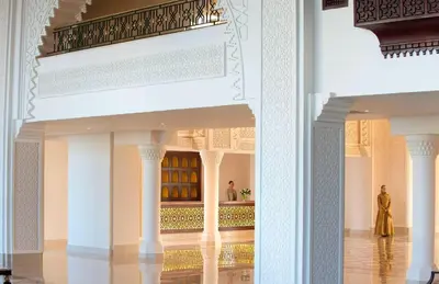 a view of the lobby of a mosque at Baron Palace Sahl Hasheesh in Hurghada