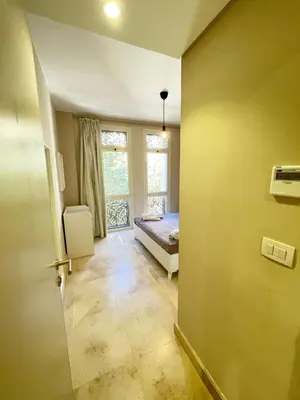 a small room with a bed and a window at El Gouna Mangroovy 1-Bedroom Sleeps 4-Persons, M8-4C-14 in El Gouna