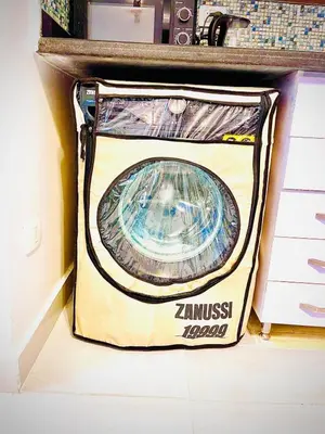 a front view of a washing machine in a room at Luna Blu Sea View in Hurghada
