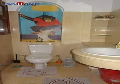 a bathroom with a toilet and a sink at Apartment -Y97-0-8- 1 BR Sabina in Hurghada
