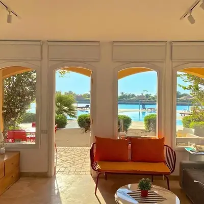 Magical 2BR Ground/Free Pool & Lagoon Access @ElGouna