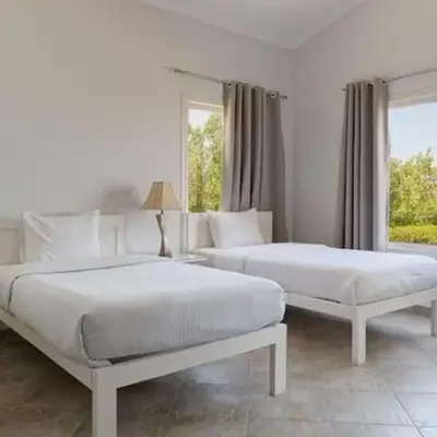 White Villa with open lagoon view