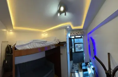 a bedroom with a bunk bed in a room at Unique studio in Aswan