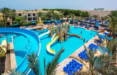 an image of the pool at the resort at Hurghada Mirage Bay Hotel & Aquapark in Hurghada