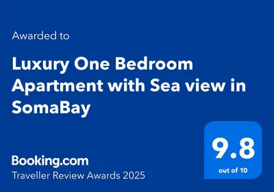 a screenshot of a gmaxwell appointment with sea view in sombia at Luxury One Bedroom Apartment with Sea view in SomaBay in Hurghada