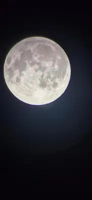a close up of the moon in the sky at Villa Barba Luxor in Luxor