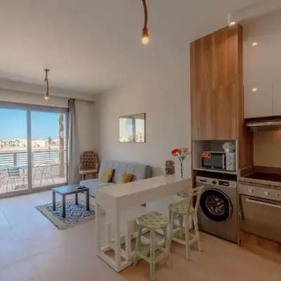Sunny 1BR Retreat Newest Project Shedwan El Gouna Lagoon & Pool