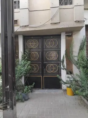 an entrance to a building with a wrought iron door at Pito home in Luxor