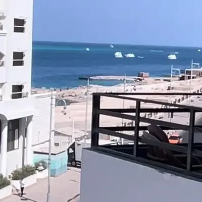 استديو فندقى على البحر كمبوند بريستيجا اول طلعة فلفله الشيراتون