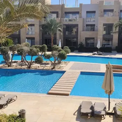 Sea view with free beach access one bedroom apartment