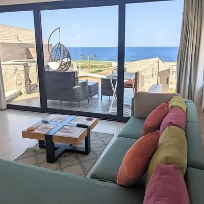 Elevated Sea View 2BR Standalone Free Beach & Pool in Somabay