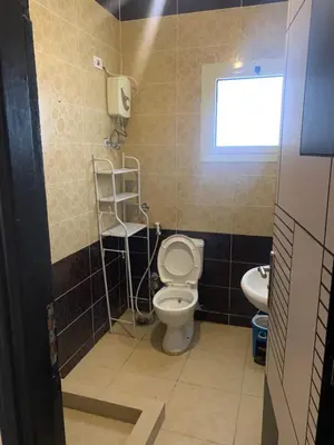 a bathroom with a toilet and a sink at for peivate and calm near gouna in Hurghada