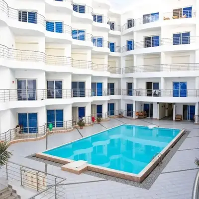 Daily rent studio pool view