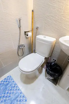 a bathroom with a toilet and a sink at Samara Guest House in Aswan