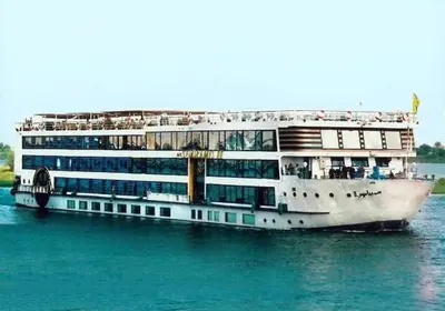 a large cruise ship in the water at Nile Cruise 2 nights 3 Days From Aswan to Luxor with tours in Aswan