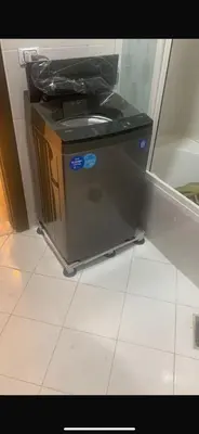 a small appliance sitting on a white tile floor at Diamond resort compound in Hurghada