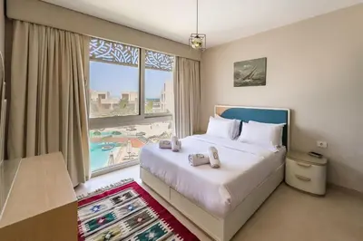 Gallery image of Modish & Magnific 2BDR Mangroovy Pool & Beach Access in Hurghada
