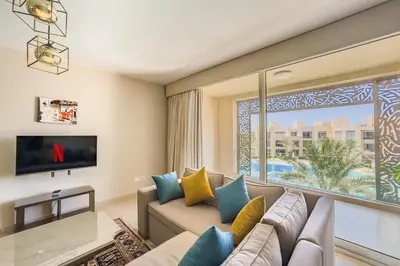 Gallery image of Modish & Magnific 2BDR Mangroovy Pool & Beach Access in Hurghada