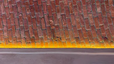 an overhead view of a red roof at Massel Belosso in Aswan
