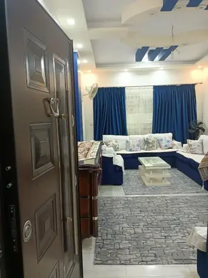 a room with a living room with a couch at Appartment in Hurghada in Hurghada