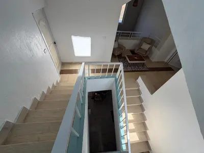 an overhead view of a staircase in a house at Sylvie guest house I in Luxor