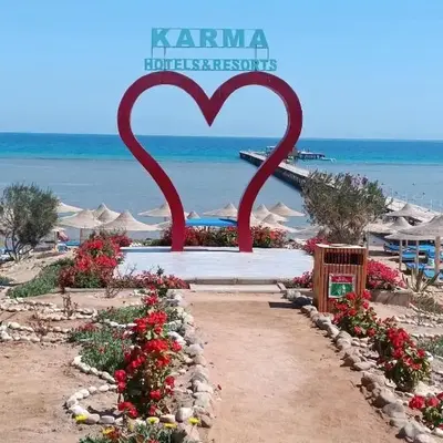 Beach front 2BR at elkarma hotel & aqua park