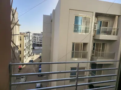 a view from a balcony of a building at El Hadaba behind Raya in Hurghada