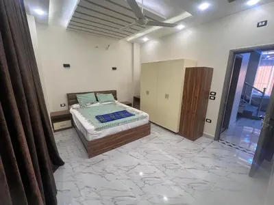 a bedroom with a bed in a room at Sky star 135 in Hurghada
