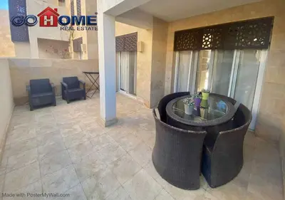 a lobby of a building with a circularitatingitatingasteryasteryasteryasteryasteryastery at Stylish 1 Bedroom at Scarab - El-Gouna WS14 in Hurghada