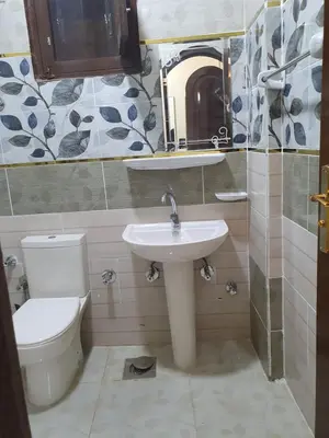 a bathroom with a toilet and a sink at Queen Feryal in Jazīrat Aswān