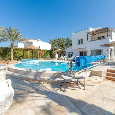 Stunning villa with private heatable pool