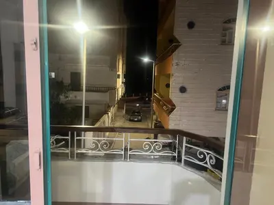 a view of a balcony from a window at Dream apartment3 in Hurghada