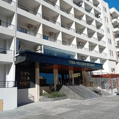 a hotel with a sign that reads tia colonial resort at Tiba Golden -unit102 - Aladauy in Hurghada