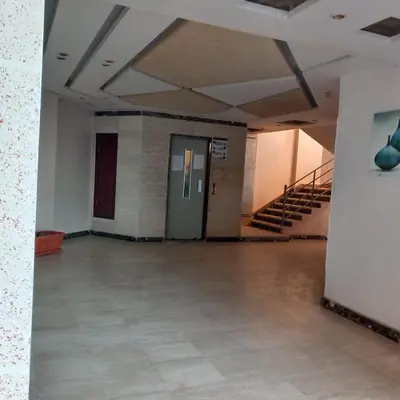 an empty room with a staircase in a building at Villa Shams El Bahr in Hurghada