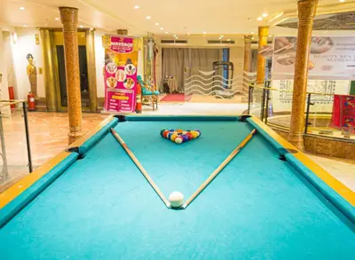 a pool table with balls in the middle of it at Nile Cruise Luxor 4 nights Aswan 3 nights in Luxor