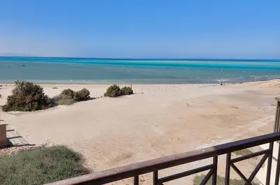 a view of a beach with the ocean in the background at Hurghada Concierge at Casablanca Resort in Hurghada