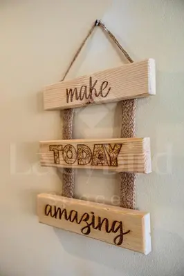 a wooden sign that says make today amazing at Ladybird - Veranda Celestia in Hurghada