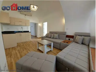 a living room with a couch and a table at 2 Bedroom In Kafr El-Gouna in Hurghada