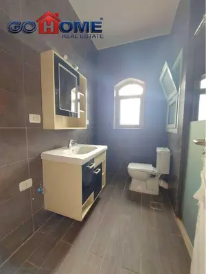 a bathroom with a sink and a toilet at 2 Bedroom In Kafr El-Gouna in Hurghada