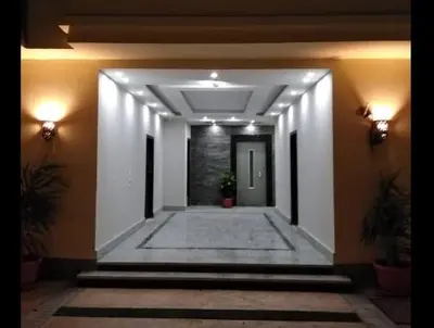 a hallway of a building with a hallwayngthngthngthngthngthngthngthngth at Casablanca Resort A F in Hurghada