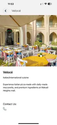 a page of a website with tables and chairs at Luxury 3BD Makadi Heights phase 2 Orascom in Hurghada