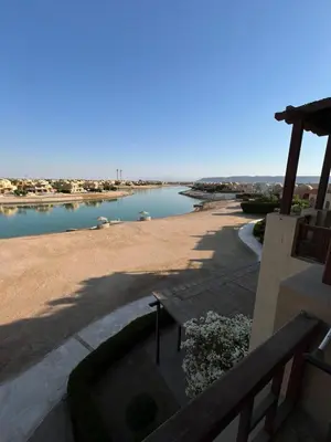 a view of a river with boats in it at El Gouna Sabina Y160 in Hurghada