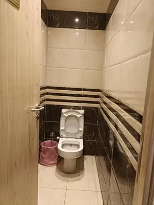 a small bathroom with a toilet in a room at FayedBasmadahabiya in Luxor