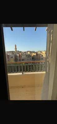 a view of a city from a window at Hurghada in Hurghada