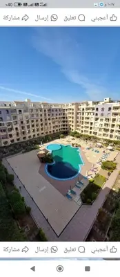 a picture of a swimming pool in front of a building at Florenza khamsin Resort Hurghada Red Sea in Hurghada