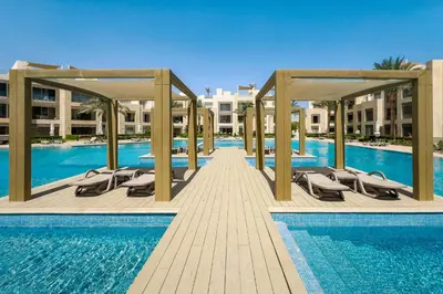 Gallery image of The Groundlight 1BDR Mangroovy Free Beach & Pool in Hurghada