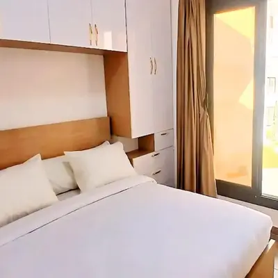 One bedroom apartment with a hall in Aqua Infinity Resort before El Gouna