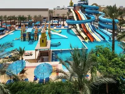 an image of a water park at a resort at فندق ميراج باي in Hurghada